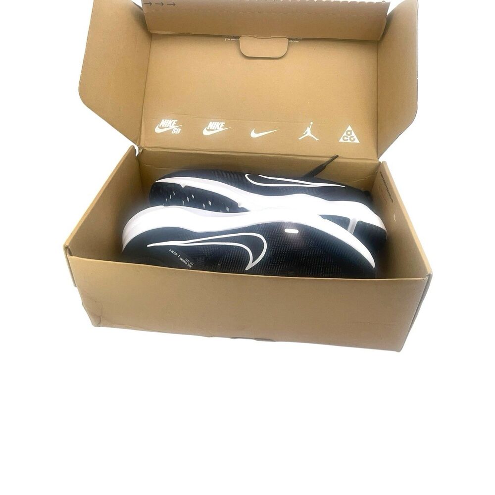 Nike Downshifter 12 Wide Black White Running Shoes Men’s Size 10